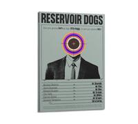ASHDRUWQHR RESERVOIR DOGS1 Poster sur toile - Impression d'art mural esthétique - Peinture moderne pour salon - 50 x 75 cm - Style cadre