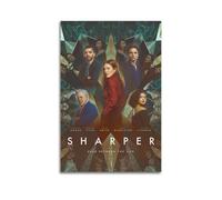 ASHDRUWQHR Sharper Poster sur toile - Impression d'art mural esthétique - Impression d'art moderne pour salon - 60 x 90 cm - Style sans cadre
