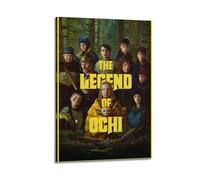 ASHDRUWQHR The Legend of Ochi Poster sur toile - Impression d'art mural esthétique - Peinture moderne pour salon - 60 x 90 cm - Style cadre