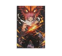 ASHEUQWE Fairy Tail Poster décoratif vintage sur toile pour salon, chambre à coucher, 30 x 45 cm, style sans cadre