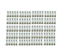 Asheva Serviettes jetables Oshibori emballées individuellement 20,3 x 22,9 cm - Serviette rafraîchissante luxueuse en coton humide pour chaud/froid - Parfum lavande, citron ou arbre à thé - Parfait