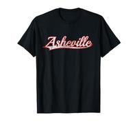 Asheville North Carolina Blue Ridge Vintage Varsity T-Shirt