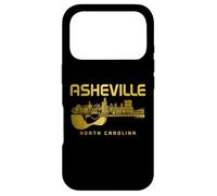 Asheville North Carolina Guitare Skyline Souvenir Vintage Coque pour iPhone 17 Pro