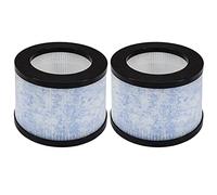 Asheviller Lot de 2 filtres de rechange HEPA DH-JH01, compatibles avec les purificateurs d'air AROEVE et Kloudi DH-JH01, Intelabe EPI080/EP1080 et Elechomes EPI081/EP1081