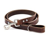 Ashford Ridge Laisse pour Chien en Cuir Pleine Fleur Fabriquée en Angleterre - Marron Antique Petit (1m)