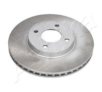 2x Disque de frein Essieu avant ventilé 60-01-155C ASHIKA pour NISSAN MICRA IV