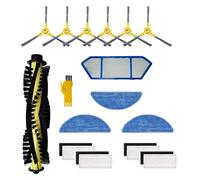 Ashikoi Pièces de rechange - Brosses latérales - Filtres compatibles avec X500 Robot Aspirateur Accessoires
