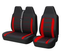 ASHILD Housses Siège Auto pour Citroën pour Jumpy 2016 Protections Siège Voiture Housse Siège Voiture Housses Siège De Voiture 2 + 1 Housse De Siège De Voiture Seau Gris