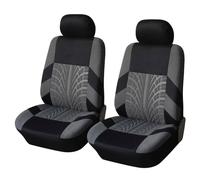 Ashild Housses Siège Voiture pour Sko-da Kamiq 2018-2022, 5 Places Ensembles de Housse de Siege Tissu Couvre Sieges Coussin Universel Protection,C/Grey