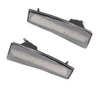 ASHILD Latéral Mirror Indicateur Pour Cherokee Pour Liberty (KK) 2008-2012 Clignotant Rétroviseur Indicateur Feux Position Ambre Lampe Pare-chocs Avant(Clear Lens Amber)