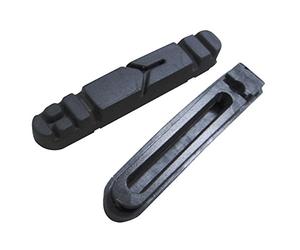 Ashima Rpmx/Pro-Carbon Road Insert Rim Plaquettes de Frein Unisexes Noir Taille Unique