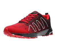 ASHION Baskets et Chaussures de Sport Homme Running Sport Chaussures de Course,B Rouge,44 EU