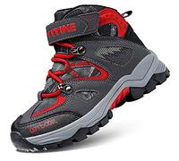 ASHION Chaussures de randonnée garçon Chaussures en Coton pour Enfants Bottes de Neige,B rouge,38 EU