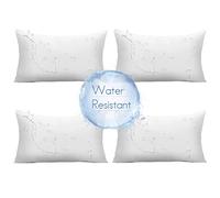 Ashler Lot de 4 Coussins décoratifs imperméables pour extérieur, terrasse, Banc, Jardin, intérieur et extérieur, fabriqués aux États-Unis - 30,5 x 50,8 cm