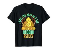 Ashley Fat Buddah prononce Un nom Amusant T-Shirt Graphique avec Valeur