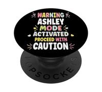 Ashley Personalized Women's Gift Custom Ashley PopSockets PopGrip Adhésif