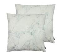 Ashley Wilde Cinabre Twin Pack Polyester Rempli Coussins, Gris Ardoise/Gris Foncé, 50 x 50cm