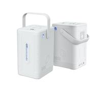ASHLGQB Inhalateur d'hydrogène Intelligent, inhalateur à hydrogène à 2 Sorties, 99,99% de pureté, Affichage Clair et réglage de la luminosité, ioniseur PEM et SPE, pour la santé 450Ml/Min