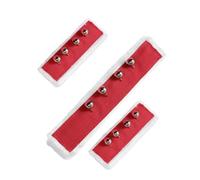ASHLUYAK Accessoire de Superposition de Licou équestre pour Les Photos de | Ensemble de housses en nylon 3 pièces avec rouge et blanc, utilisation d ' affichage stable