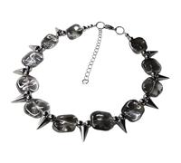 ASHLUYAK Collier gothique exquis avec rivets de style punk, chaîne unique, bijoux tendance