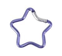 ASHLUYAK Mousqueton en forme d'étoile en alliage d'aluminium robuste pour le camping, la pêche, la randonnée, les voyages, le camping en plein air