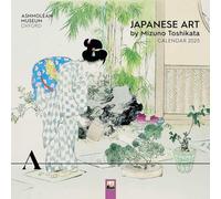 Ashmolean Museum: Japanese Art by Mizuno Toshikata Wall Calendar 2025: Art Calendar