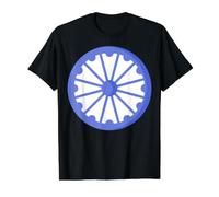 Ashoka Chakra India Proud Culture Roue du Dharma T-Shirt Graphique avec Valeur