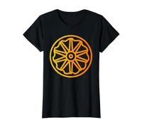 Ashoka Chakra India Proud Culture Roue du Dharma T-Shirt Graphique avec Valeur