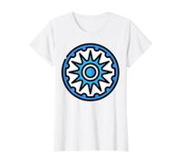 Ashoka Chakra India Proud Culture Roue du Dharma T-Shirt Graphique avec Valeur