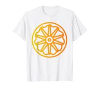Ashoka Chakra India Proud Culture Roue du Dharma T-Shirt Graphique avec Valeur