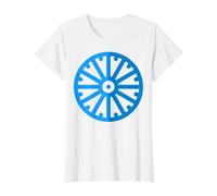 Ashoka Chakra India Proud Culture Roue du Dharma T-Shirt Graphique avec Valeur