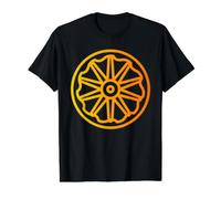 Ashoka Chakra India Proud Culture Roue du Dharma T-Shirt Graphique avec Valeur