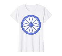 Ashoka Chakra India Proud Culture Roue du Dharma T-Shirt Graphique avec Valeur