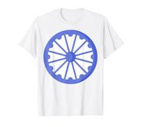 Ashoka Chakra India Proud Culture Roue du Dharma T-Shirt Graphique avec Valeur