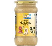 Ashoka Pâte d'ail à l'huile - 300g Authentique Recette | Pâte d'ail indienne traditionnelle, végétalienne, saveur riche et authentique pour cuisiner simplement