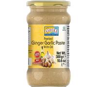 Ashoka Pâte d'Ail et Gingembre à l'Huile - 300 gr | Recette indienne authentique, saveurs traditionnelles et riches, parfait pour cuisiner végétalien simplement