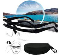 Ashopfun Eyeoptics Eye Glasses,Eyeoptics Adjustable Eyeglasses.Dial Adjustable Glasses Variable Focus,Adjustable Focus Glasses Near And Far Sight,Ultralight Reading Glasses (2pcs)