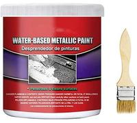 Ashopfun Furnishk Rust Converter, Water-Based Metal Rust Remover, Water Based Metallic Paint, Multi Purpose Anti-Rust Rust Remover Repair Protect, Rust Remover with Brush. (2pcs)