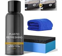 Ashopfun Plastic Revitalizing Coating Agent,Nano Plastic Refreshing Coating,Plastic Parts Refurbish Agent,Car Restorer Cream Quick Restorer, Car Plastic Restorer Prevents Drying & Aging (30ml-1pcs)