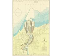 Ashtabula Ohio Map Journal: Vintage Map Notebook