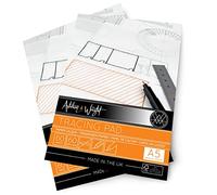 Ashton and Wright - Bloc de papier calque A5 - Papier 60 g/m² - 60 feuilles - Lot de 2