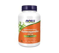 Ashwagandha 450mg 180 cap Sans saveur Now Foods Pack Nutrition Sportive
