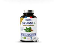 Ashwagandha Bio KSM-66® - 1200 mg - 5% de Withanolides - Gélules Végétales - Stress - Energie - Sommeil - 60 Gélules - Fabriqué en France - Nutrivie