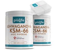 Ashwagandha KSM-66 BIO 600 mg PiùLife - 360 Gélules