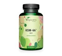 Ashwagandha KSM-66® BIO | Cortisol Manager | Dosage Elevé : 600 mg | 3 MOIS | Anti Stress + Sommeil | 5% Withanolides | Vegavero®