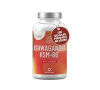 Ashwagandha KSM-66 | Gélules Extra Fort 600 mg | 120 Gélules Vegan | Extrait de racine premium KSM-66 hautement dosé avec 5% de withanolides | Sans gluten | Sensilab