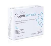 Ashwagandha & Rhodiola - Complément ashwagandha anti stress naturel, sérénité & équilibre émotionnel, Sommeil réparateur - 30 Gélules Vegan (Cure 1 Mois) Optim Serenity