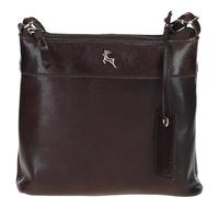 Ashwood AVA Sac à bandoulière en cuir pour femme - Sac à bandoulière en cuir véritable avec sangle réglable, matériel doré, poches zippées et breloque de sac - Sac à main élégant pour tous les jours