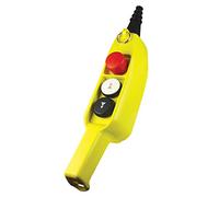 ASI P03D2 Station suspendue à poignée pistolet à 3 boutons, deux vitesses, arrêt d'urgence, contacts 4No/1NC, flèches haut et bas