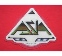 Asia - Asia Don't Cry 10"PD Geffen WA3580 EX 1983 shaped picture disc in pvc sleeve